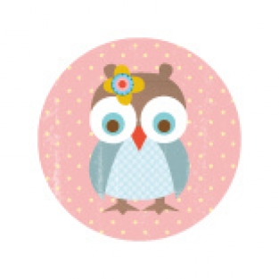 Sticker Jojojanneke vintage uil